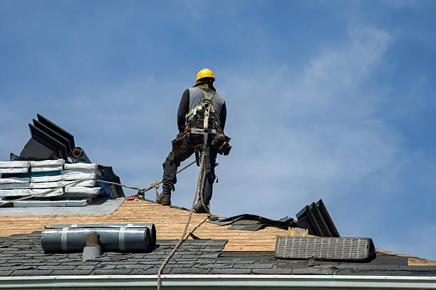 Professional Roof Replacement technician working in Marlboro, NJ